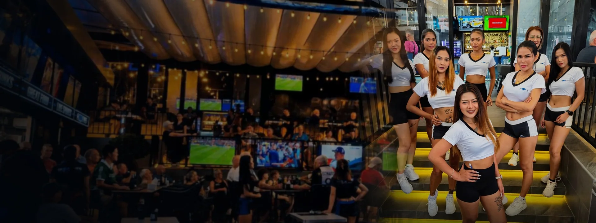 Inside BOOTIES Sports Bar Pattaya