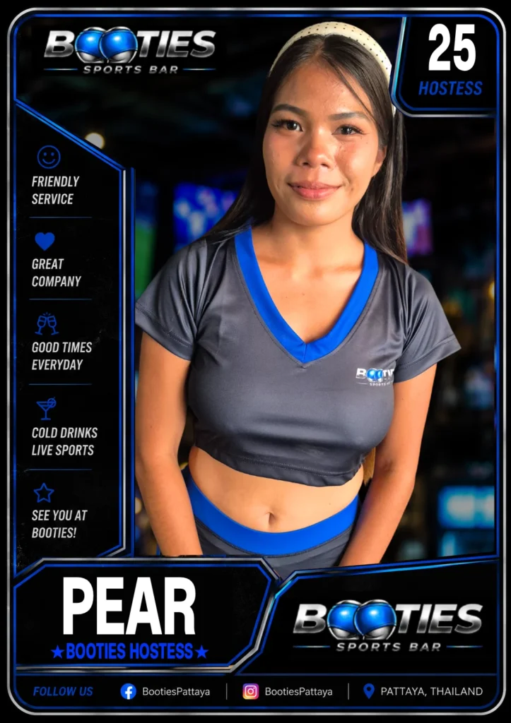 Pear - Booties Sports Bar hostess